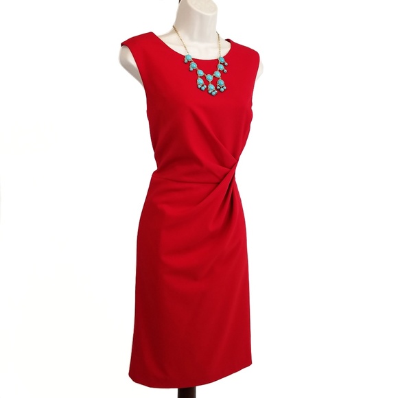 Calvin Klein Dresses & Skirts - Calvin Klein red sheath dress